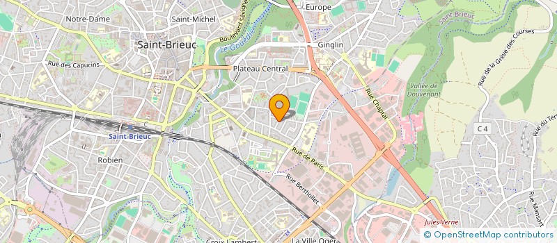 localisation de l'entreprise ARCOUEST STUDIO à SAINT-BRIEUC
