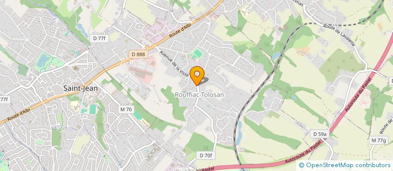 localisation de l'entreprise ARCOULINE  ROUFFIAC-TOLOSAN