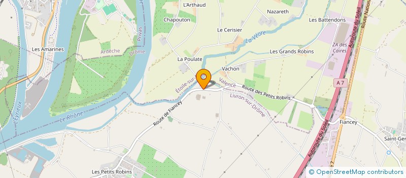 localisation de l'entreprise ARCOVAL à LIVRON SUR DROME