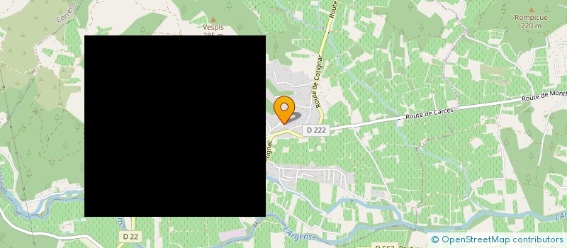 localisation de l'entreprise ARCPL-PELROUGE  MONTFORT-SUR-ARGENS