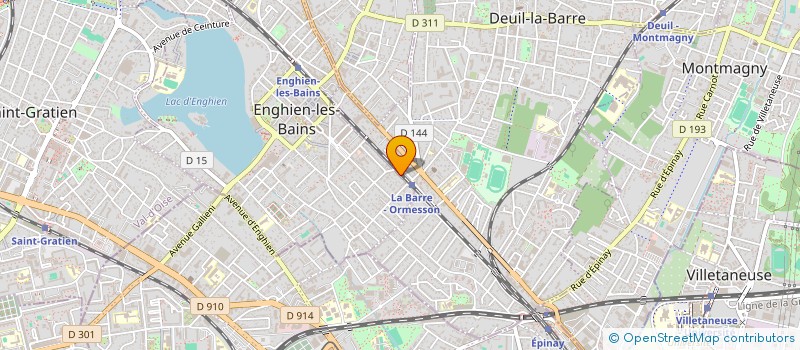 localisation de l'entreprise ARCREANE  ENGHIEN-LES-BAINS