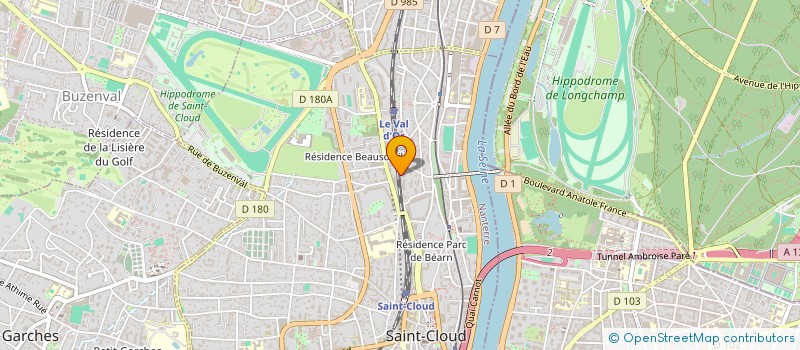 localisation de l'entreprise ARCS à SAINT-CLOUD