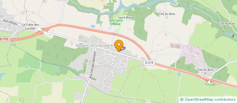 localisation de l'entreprise ARCS à SEGRE-EN-ANJOU BLEU