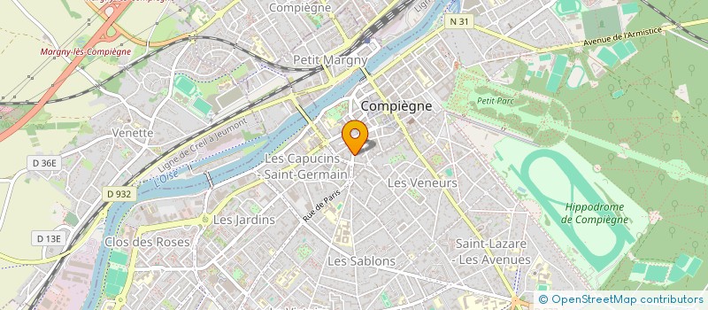 localisation de l'entreprise ARCS-EN-CIEL  COMPIEGNE