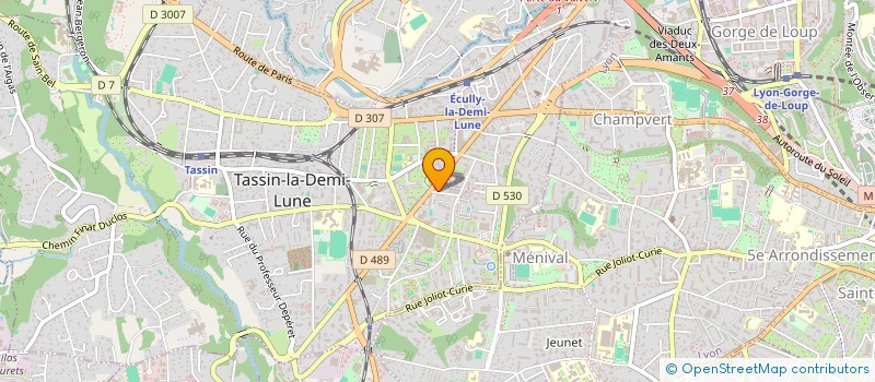 localisation de l'entreprise ARCS GLISS ET CITY  CALUIRE-ET-CUIRE