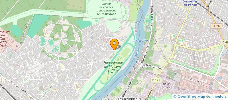 localisation de l'entreprise ARCS IMMOBILIER  MAISONS-LAFFITTE