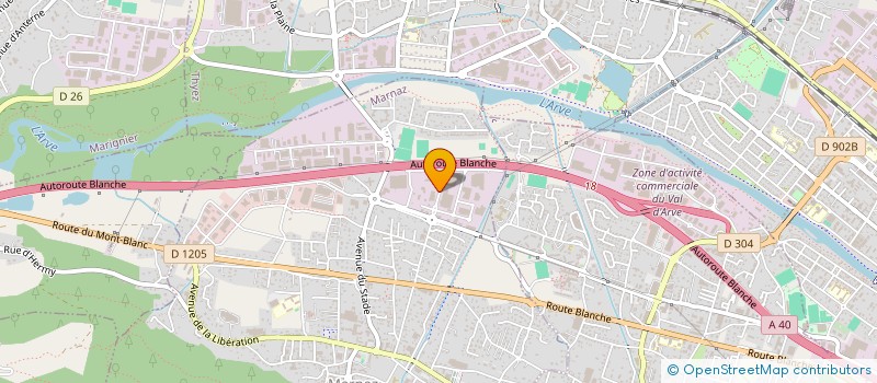 localisation de l'entreprise ARCTEC IMMO  MARNAZ