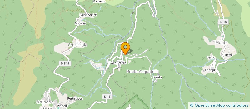 localisation de l'entreprise ARCUBALENU à PENTA-ACQUATELLA