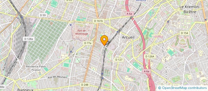 localisation de l'entreprise ARCUEIL METAUX  ARCUEIL