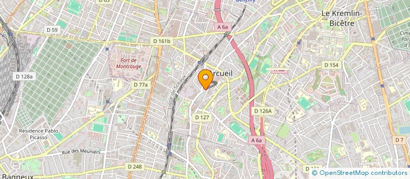 localisation de l'entreprise ARCUEIL MOTO à ARCUEIL