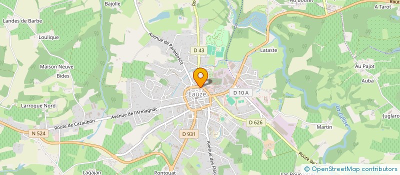 localisation de l'entreprise ARCULE  EAUZE