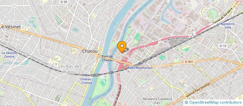 localisation de l'entreprise ARCUM à RUEIL-MALMAISON