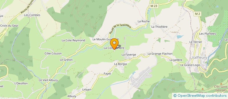 localisation de l'entreprise ARCURI à SAINT-CHRISTO-EN-JAREZ