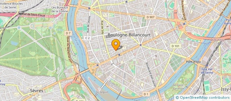 localisation de l'entreprise ARCUS  BOULOGNE-BILLANCOURT