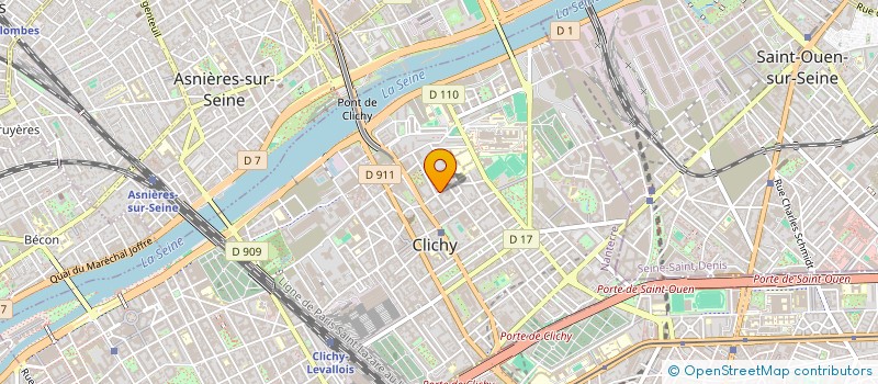 localisation de l'entreprise ARCUS à CLICHY
