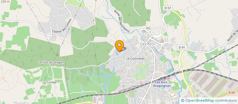 localisation de l'entreprise ARCUS EN BALADE à LES ARCS