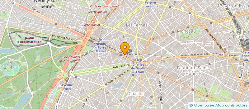 localisation de l'entreprise ARCUS TRIUMPHALIS  PARIS