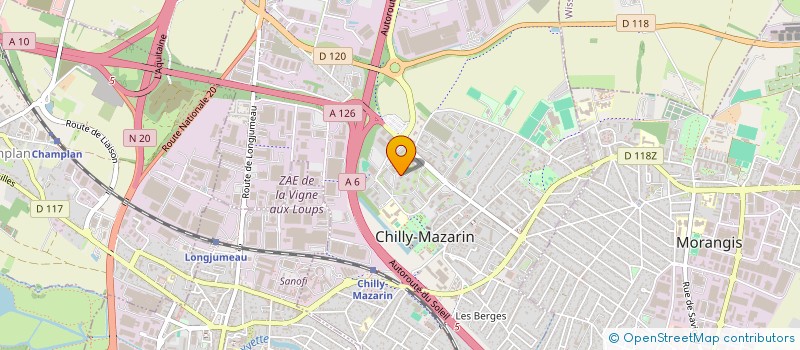 localisation de l'entreprise ARCY à CHILLY-MAZARIN