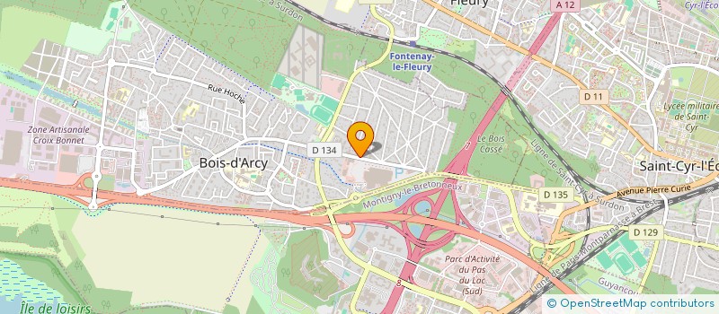 localisation de l'entreprise ARCY AUTOS  BOIS-D'ARCY