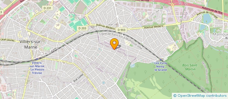 localisation de l'entreprise ARCY BAT à NOISY-LE-GRAND