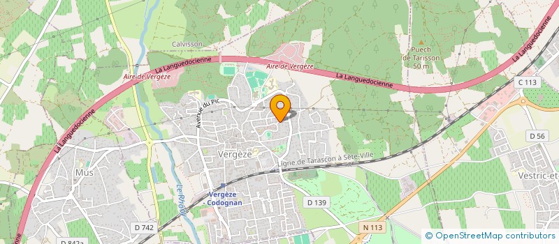 localisation de l'entreprise ARCYD  VERGEZE