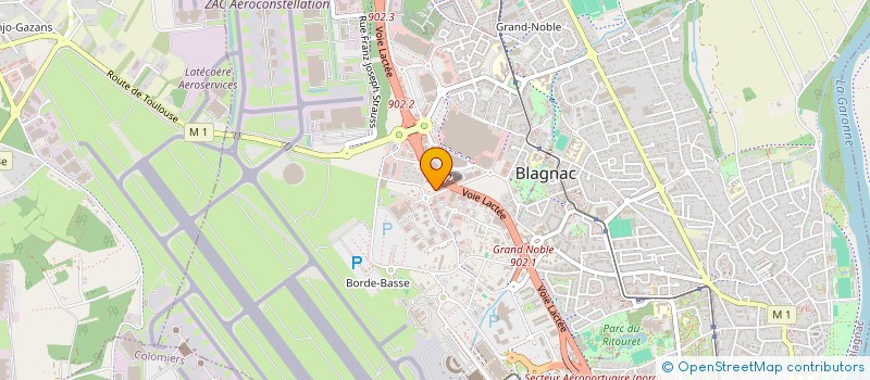 localisation de l'entreprise ARCYS  BLAGNAC