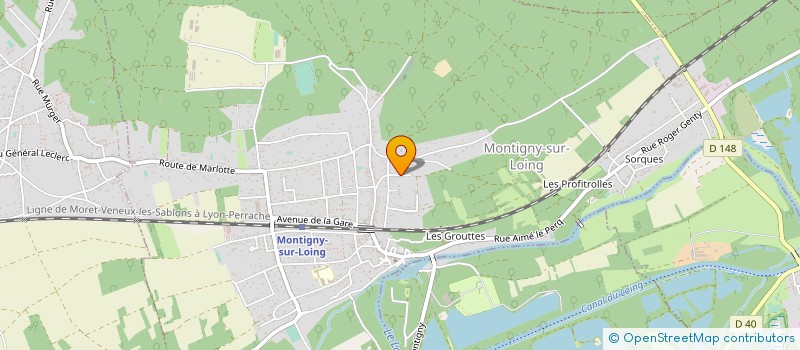 localisation de l'entreprise ARD  MONTIGNY-SUR-LOING
