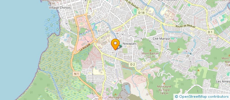 localisation de l'entreprise ARD  CAYENNE