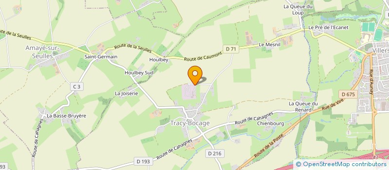 localisation de l'entreprise ARD CLOSMENIL  TRACY-BOCAGE