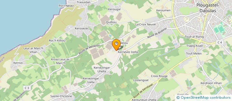 localisation de l'entreprise ARD CONCEPT  PLOUGASTEL-DAOULAS