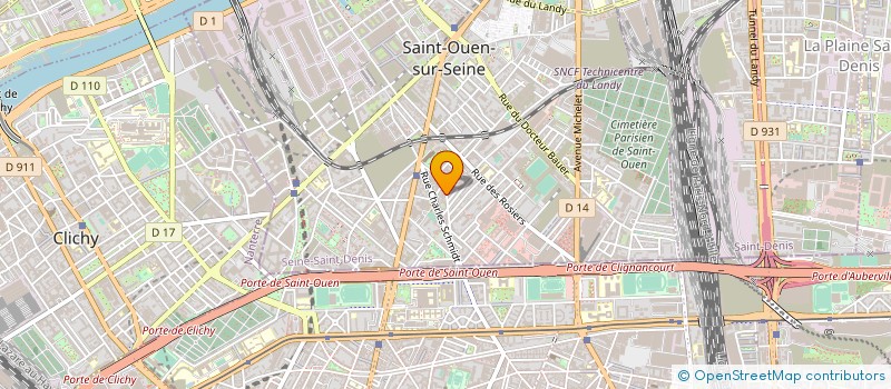 localisation de l'entreprise ARD ENTREPRISE GENERALE DE BATIMENT à SAINT-OUEN-SUR-SEINE