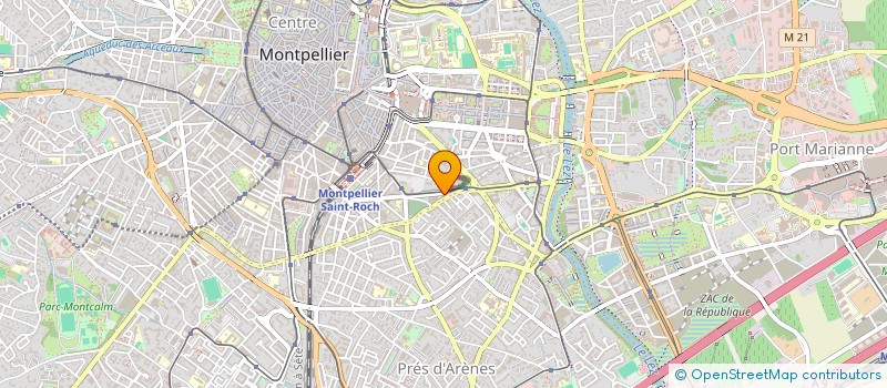 localisation de l'entreprise ARD IMMO à MONTPELLIER
