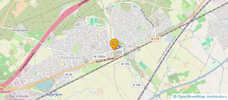 localisation de l'entreprise ARD INVEST à BAILLARGUES