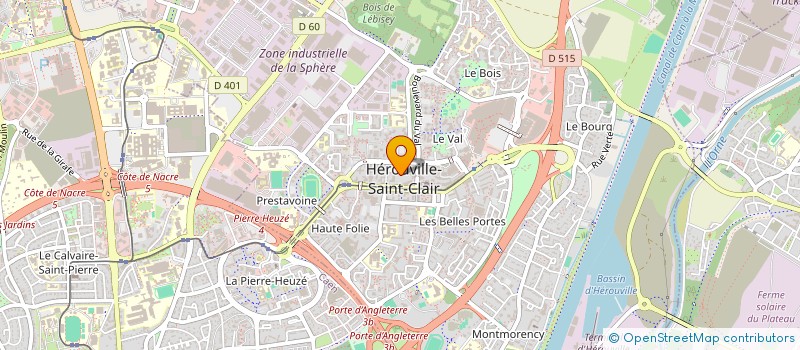 localisation de l'entreprise ARD NORMANDIE TECHNOLOGIES à HEROUVILLE-SAINT-CLAIR