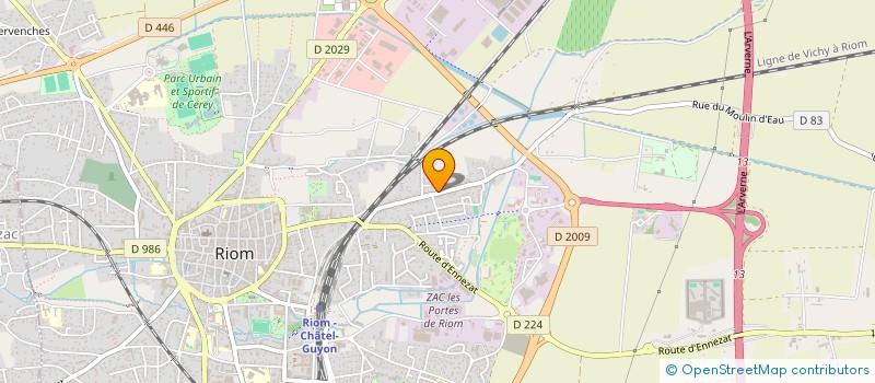 localisation de l'entreprise ARD RENOV  RIOM