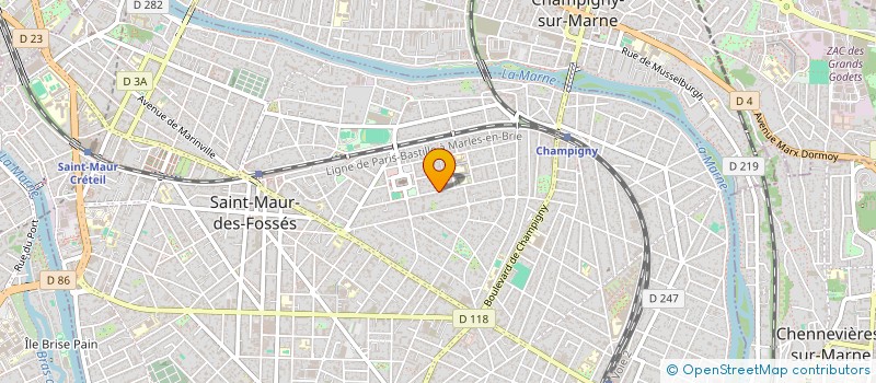 localisation de l'entreprise ARD51 à SAINT-MAUR-DES-FOSSES