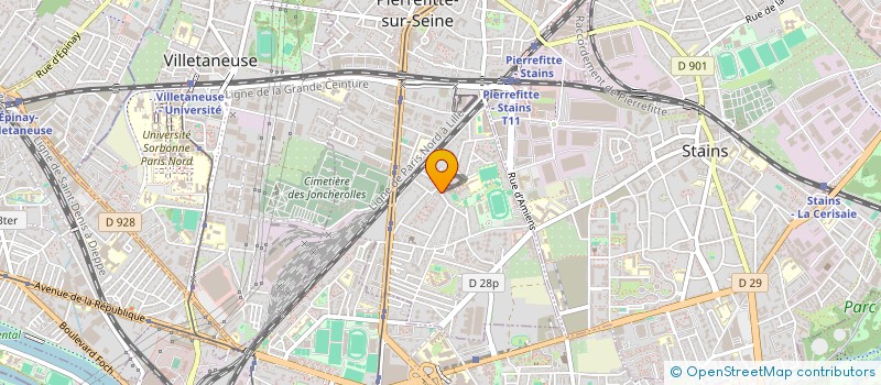 localisation de l'entreprise ARDA à PIERREFITTE-SUR-SEINE