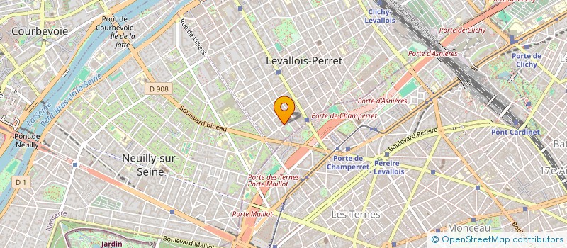 localisation de l'entreprise ARDA à LEVALLOIS-PERRET
