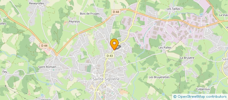 localisation de l'entreprise ARDA à SAINTE-SIGOLENE