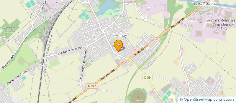 localisation de l'entreprise ARDA  VENDIN-LE-VIEIL