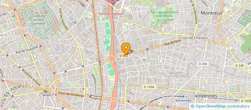 localisation de l'entreprise ARDA CONSTRUCTION à MONTREUIL