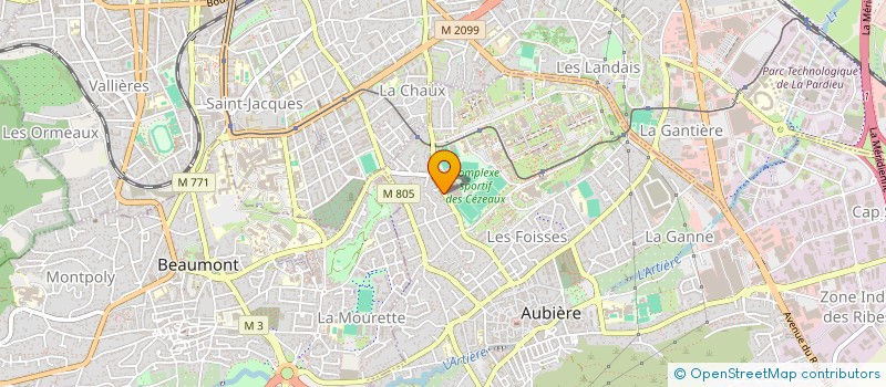 localisation de l'entreprise ARDA'S LEGACY AUVERGNE FRANCE  AUBIERE