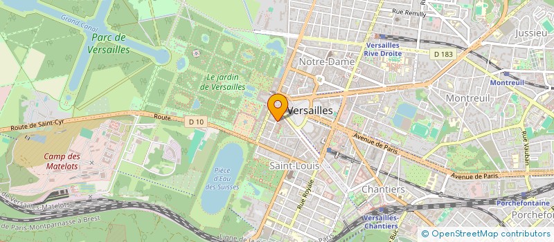 localisation de l'entreprise ARDACHES à VERSAILLES