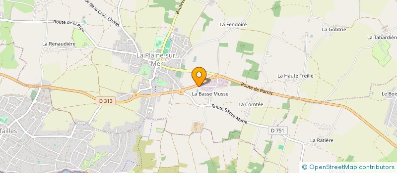 localisation de l'entreprise ARDACOM à LA PLAINE-SUR-MER
