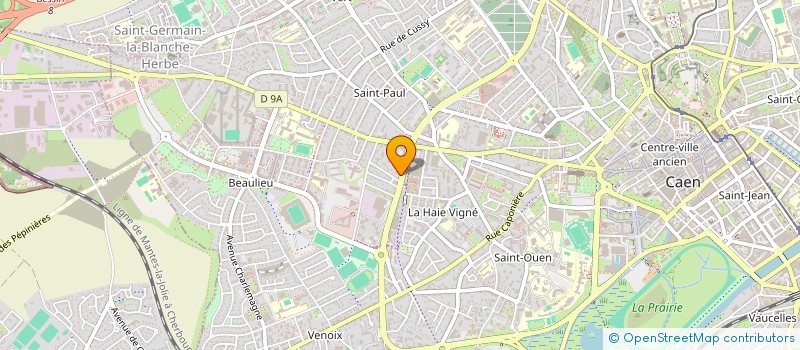 localisation de l'entreprise ARDAENS à CAEN