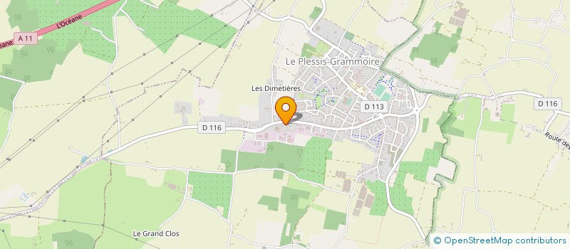 localisation de l'entreprise ARDAL S F B à LE PLESSIS-GRAMMOIRE