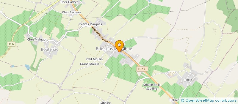 localisation de l'entreprise ARDALIS.CULTURE ET CONNAISSANCE à BRIE-SOUS-MORTAGNE