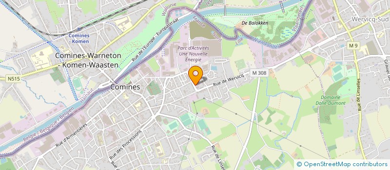 localisation de l'entreprise ARDANA AGENCEMENTS  COMINES