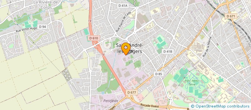 localisation de l'entreprise ARDANTE à SAINT-ANDRE-LES-VERGERS