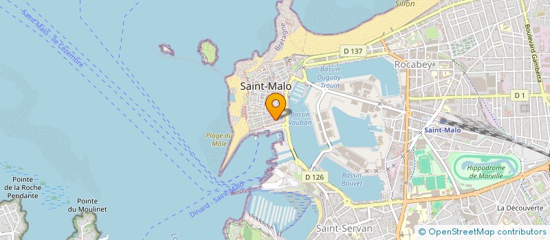 localisation de l'entreprise ARDAVENA  SAINT-MALO